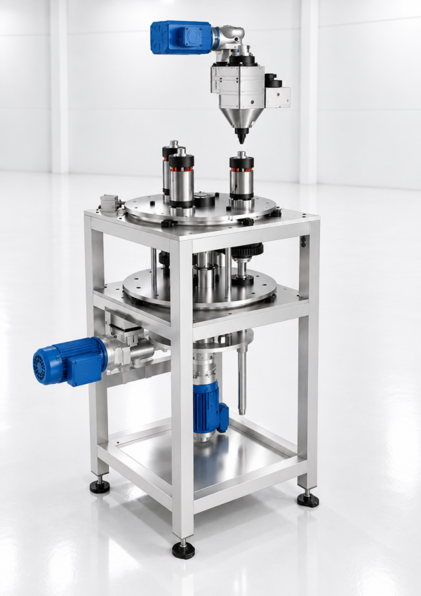 Maschinenbau- Autom. Düsenwechsel für additive Fertigung